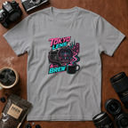 Tokyo Lens & Brew Neon Design T-shirt