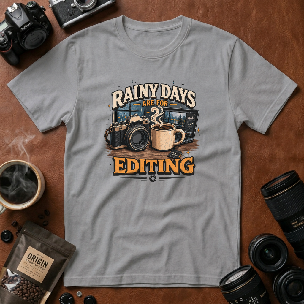 Rainy Days & Editing T-shirt