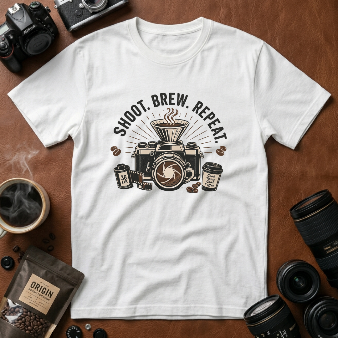 Shoot Brew Repeat T-Shirt