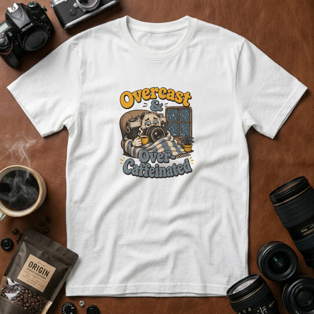 Overcast & Over Caffeinated T-shirt