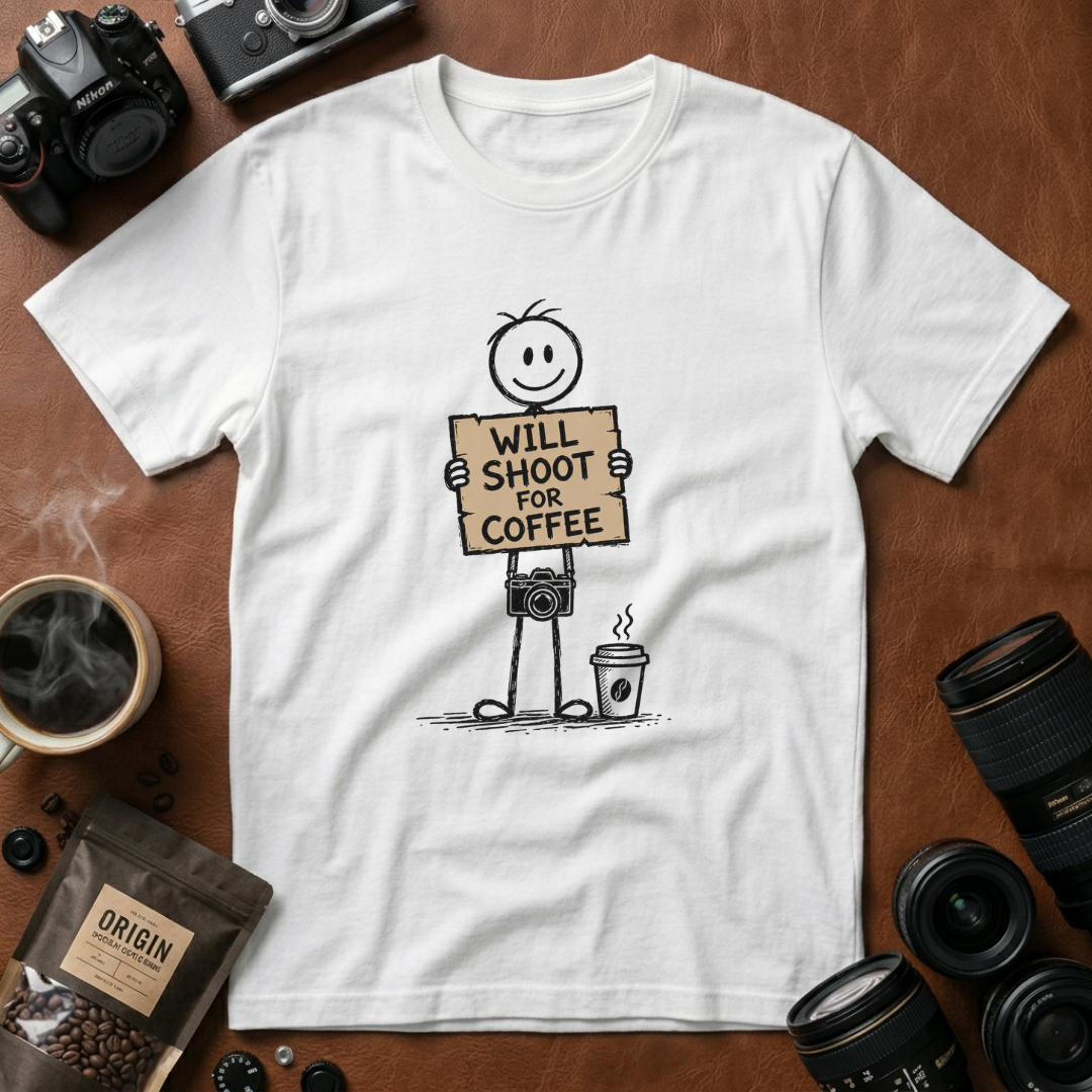 Will Shoot for Coffee 2 T-Shirt
