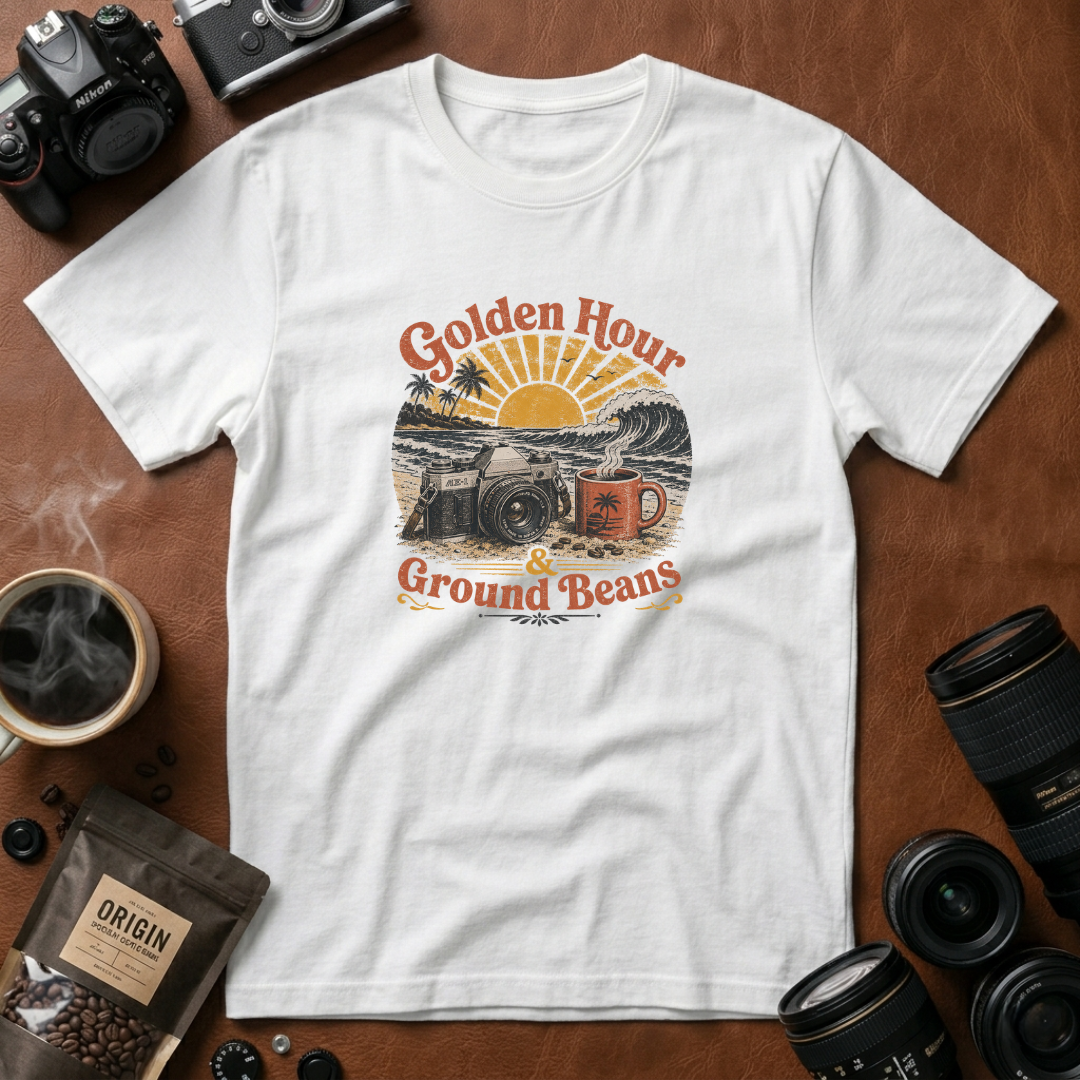 Golden Hour & Ground Beans T-shirt