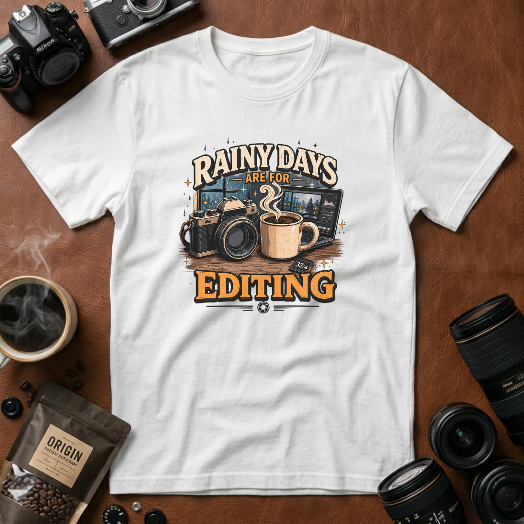 Rainy Days & Editing T-shirt